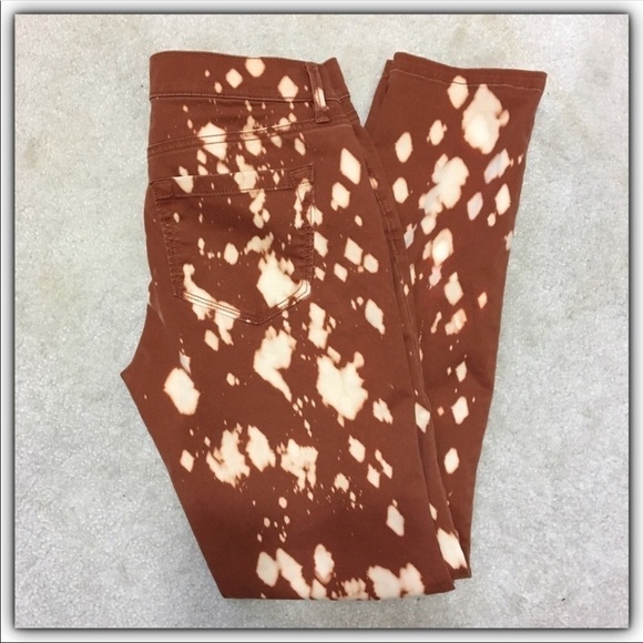 loft custom bleached modern skinnies size 26/2 - Picture 3 of 5